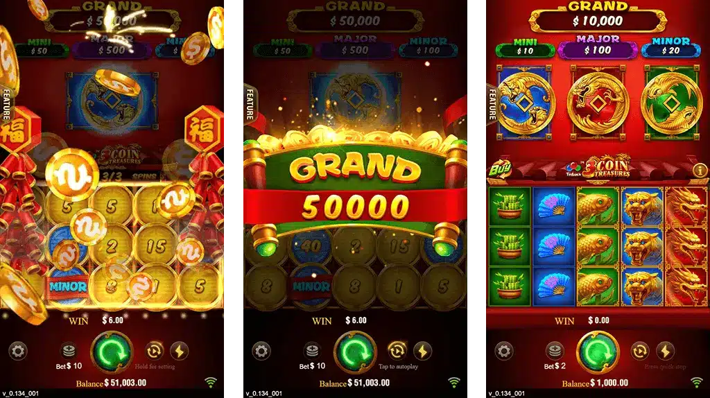3 Coins Gold365Casino Bonus